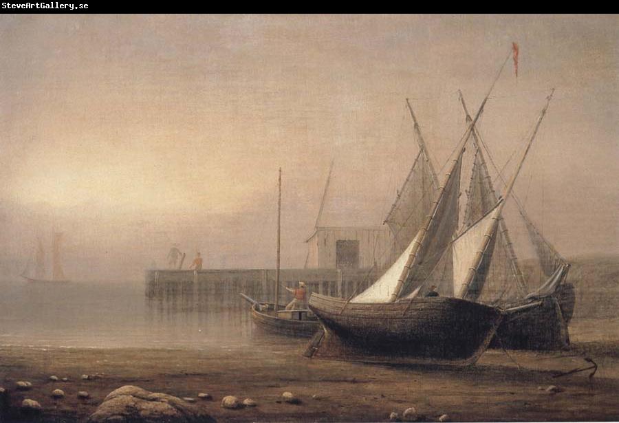 Fitz Hugh Lane Fishing Boats at lowTide